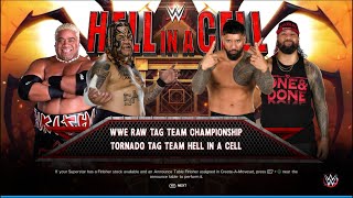 RIKISHI amp UMAGA VS THE USOS  WWE RAW TAG TEAM BELT  WWE2K23 [upl. by Scarlet511]