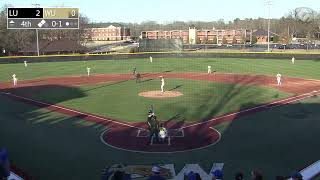 Wingate vs Lander Baseball 22524 [upl. by Thistle869]