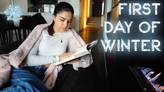 Cozy First Day of Winter Vlog ❄️ [upl. by Eelyam]