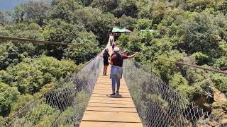 Desde Yosondua  cascadas y puente colgante en La Sierra mixteca de Oaxaca Mexico [upl. by Ahsenor]