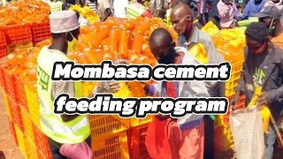 Mombasa cement feeding program amp Helping Mombasa Kenya Peoples mombasavlog mombasaKenya [upl. by Arhas]