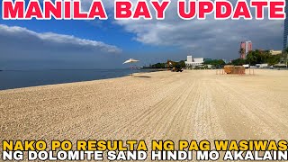 MANILA BAY UPDATENAKO RESULTA NG PAG WASIWAS NG DOLOMITE SAND HİNDİ MO AKALAIN Miz July [upl. by Jeffcott943]