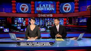 WSVN  7 News Late Edition Close 122am 102811 [upl. by Lebam]