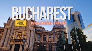 Bucharest Romania 🇷🇴 in 4K A Walking Tour Through the Heart of Its Enchanting Streets [upl. by Engracia]