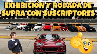 🤩EXHIBICIÓN Y RODADA DE SUPRA CON SUSCRIPTORES CAR PARKING MULTIPLAYER cpm [upl. by Ramu]