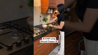 🚫STOP using manual chopper😱 shorts youtubeshorts chopper kitchengadgets kitchen amazon [upl. by Hanimay212]