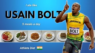 I Tried quot USAIN BOLT quot diet plan for a day  🇮🇳 [upl. by Rehtaef]