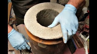 Creating the Ultimate Air Crete Refractory Mix Forge [upl. by Eilatan840]