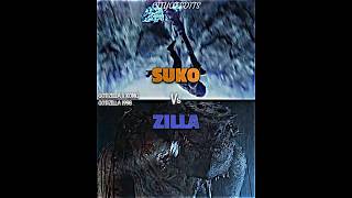 Suko vs Zilla zilla godzilla1998 godzillaxkong vsedit vsbattle wisedit whoisstronger wis [upl. by Linker323]