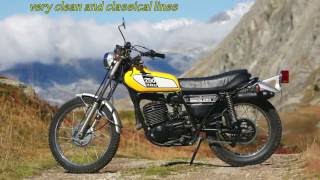 1975 Yamaha 250 DT in the Alps mountains [upl. by Malamut834]