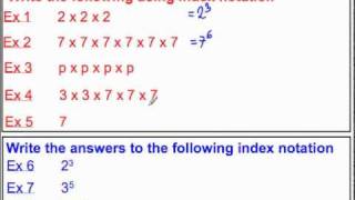 Index notation1mp4 [upl. by Bowne]