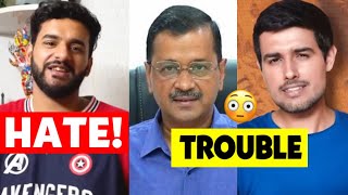 Arvind Kejriwal In Trouble for Sharing Dhruv Rathee’s Video😨 Fukra Insaan Gets Hate for this… [upl. by Kitrak]