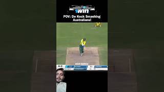 De kock excellent bitting again Australia cricketlover cricket [upl. by Ecnarrat29]