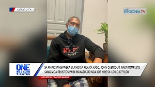 One Western Visayas Apisar naulamid sa pila ka kaso John Castro Jr nangin job hire sa Iloilo City [upl. by Afatsuom]