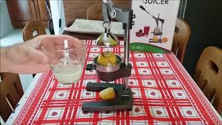 Workinghouse  Spremiagrumi Manuale Melograno Acciaio inox Agrumi Arance Original Juicer Limoni [upl. by Brainard]