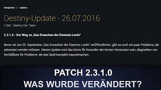 Destiny UpdateHotfix 2310 DeutschGerman [upl. by Irahcaz252]