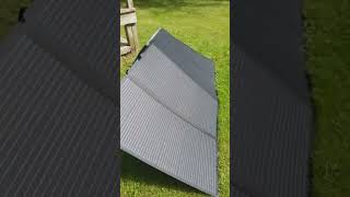 Ecoflow 400W Solar Panel set up how to fix sagging Panels quickly used with Ecoflow delta pro [upl. by Jeramey907]