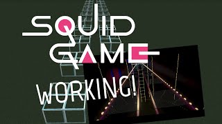 How to make the GLASS BRIDGE from Squid Game in Minecraft [upl. by Melina]