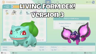 Pokémon HOME National Pokédex  Living Form Dex Showcase Scarlet amp Violet DLC Edition [upl. by Nive]