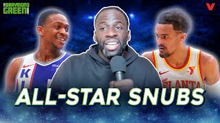 Draymond Green reacts to NBA AllStar snubs amp Doc Rivers coaching the East [upl. by Marylou]