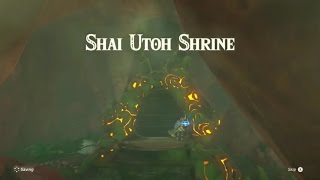 Zelda Breath of the Wild  Shai Utoh Shrine  Faron Tower Region [upl. by Nollad]