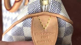 How To Spot Authentic Louis Vuitton Speedy 30 Damier Azur Bag and Where to Find Date Code [upl. by Takken]