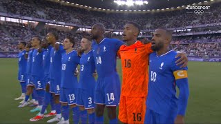 France National Anthem vs Argentina  Olympic Paris 2024 Quarter Final [upl. by Nerland]