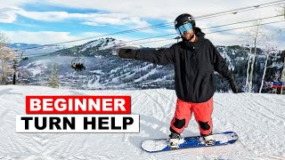 5 Tips To Help Your Beginner Snowboard Turns [upl. by Sirois762]