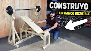 CONSTRUYO UN BANCO DE PESAS CON MADERA [upl. by Buskus762]