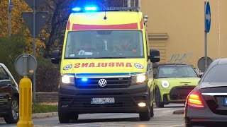 Alarmowo PO 3WL90  Ambulans P Volkswagen Crafter  WSPR Poznań [upl. by Neurath]