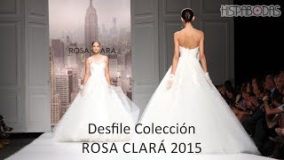 Rosa Clará Desfile Vestidos de Novia 2015 con Alba Carrillo [upl. by Chrysler]