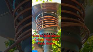 How to heat above ground pool with a Patio Heater [upl. by Hi]