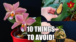 10 Things Orchids Hate  Avoid these things with your Orchid  Orchid Care for Beginners [upl. by Iaverne757]