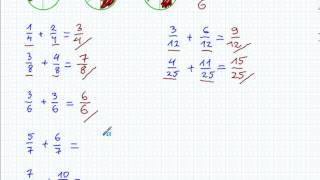 Dodawanie ułamków zwykłych o jednakowych mianownikach  Matematyka Szkoła Podstawowa i Gimnazjum [upl. by Dub]