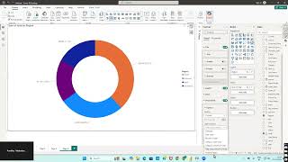 Data Visualization LabBAIL504 Power Bi Revenue in Sales Dataset Query4Donut Chart [upl. by Sunshine263]