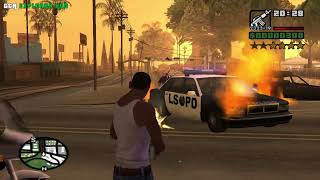 quot4 Star Wanted Level in GTA San Andreas  Tagging Up Turf Sweet Mission 1quot [upl. by Monique]