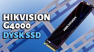 Szybki jak błyskawica 💥 Dysk SSD HIKVISION G4000 1TB TEST i RECENZJA [upl. by Kcirdot]