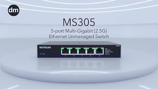 Netgear MS305 5Port Gigabit Ethernet Switch  Simple Reliable Networking [upl. by Eical55]