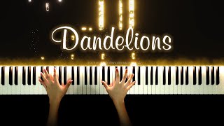 Ruth B  Dandelions  Piano Cover with Strings with Lyrics amp PIANO SHEET [upl. by Raskin]