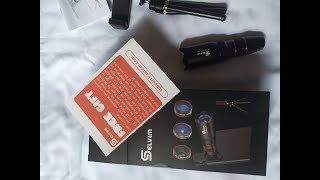 Selvim Kit dObjectif Smartphone Télé objectif x22 Compatibilité Universelle [upl. by Ateekal]