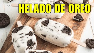 Cómo Hacer Helado de OREO Cremoso y Delicioso en Casa 🍫🍨 [upl. by Procto]