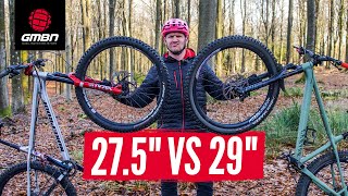 Whats The Best Wheel Size  275quot Vs 29quot MTB Hardtail [upl. by Aisylla93]