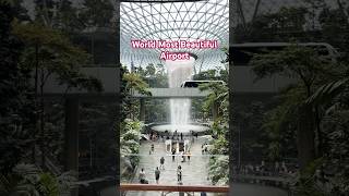 World most beautiful Airport Changi Airport changiairport airport travel viral ytshorts shorts [upl. by Severson737]