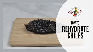 How to Rehydrate Chiles [upl. by Ynabe]