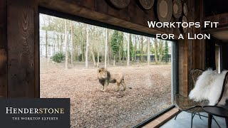 Nero Assoluto Granite Worktops at Port Lympnes Lion Lodge  Henderstone [upl. by Ahab]