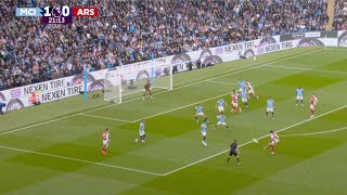 Riccardo Calafiori INCREDIBLE FIRST GOAL for Arsenal vs Manchester City [upl. by Elie]