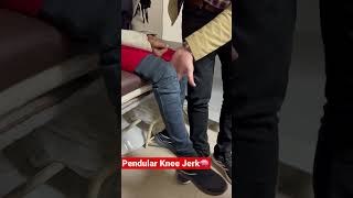 Pendular Knee Jerk Cerebellar Sign🧠 cerebellum neurology viral trending educational shorts [upl. by August]