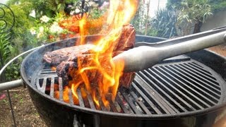 How To Grill a TBone Steak without losing those lovely juices  BBQ Recipe  Pitmaster X [upl. by Bowerman]