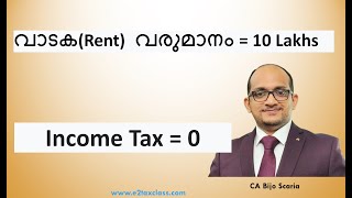 No Income Tax on Rental Incomeവാടക വരുമാനം up to 10 Lakhs [upl. by Su]