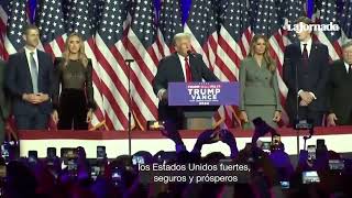 Sin resultados finales Trump proclama su triunfo [upl. by Araccat]